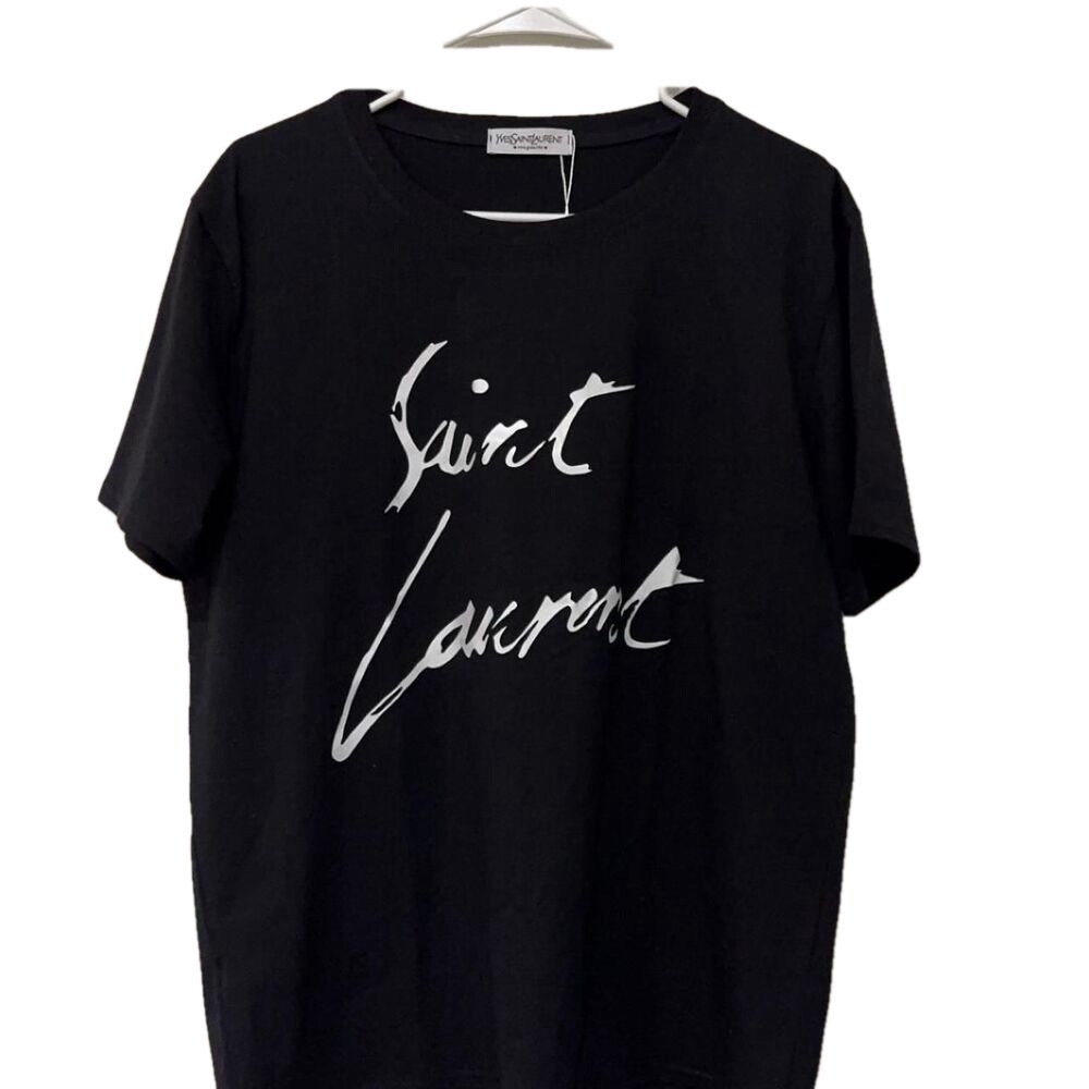 Saint Laurent Boyfriend Black T-Shirt